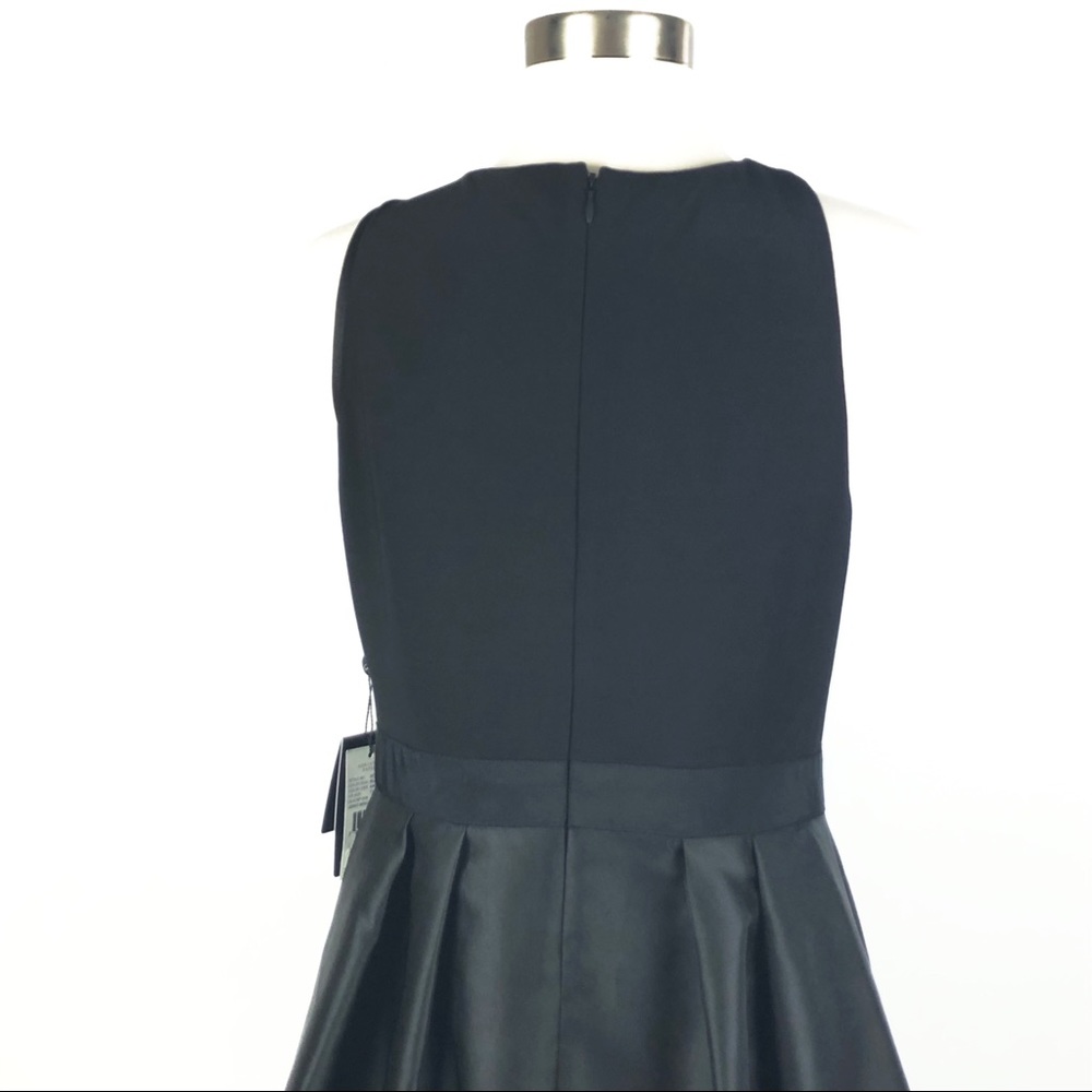 ADRIANNA PAPELL Jersey Mikado Party black gown - Picture 6 of 8
